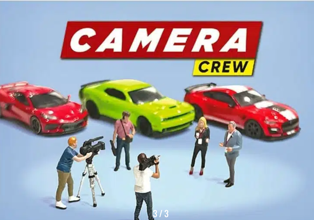 American Diorama Mijo Exclusive - Camera Crew Set 6 Figures set - Limited Edition 1 of 3600