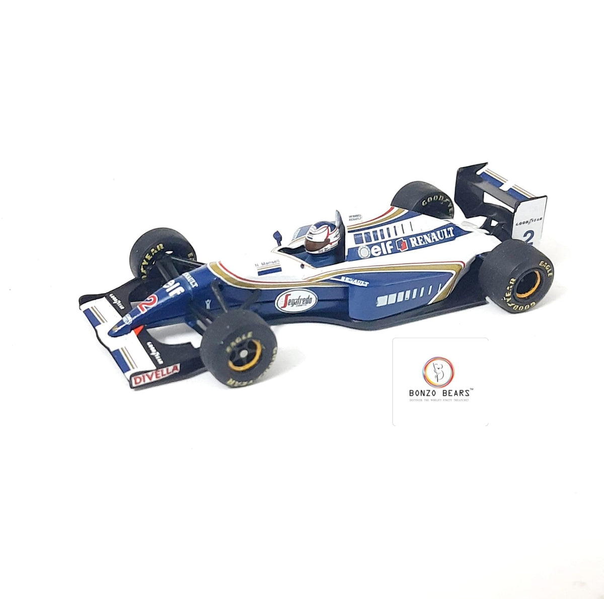 Mini Champs | Williams FW16 Renault - F1 Car 1:43 Scale (Uncarded/Loose - As per picture)