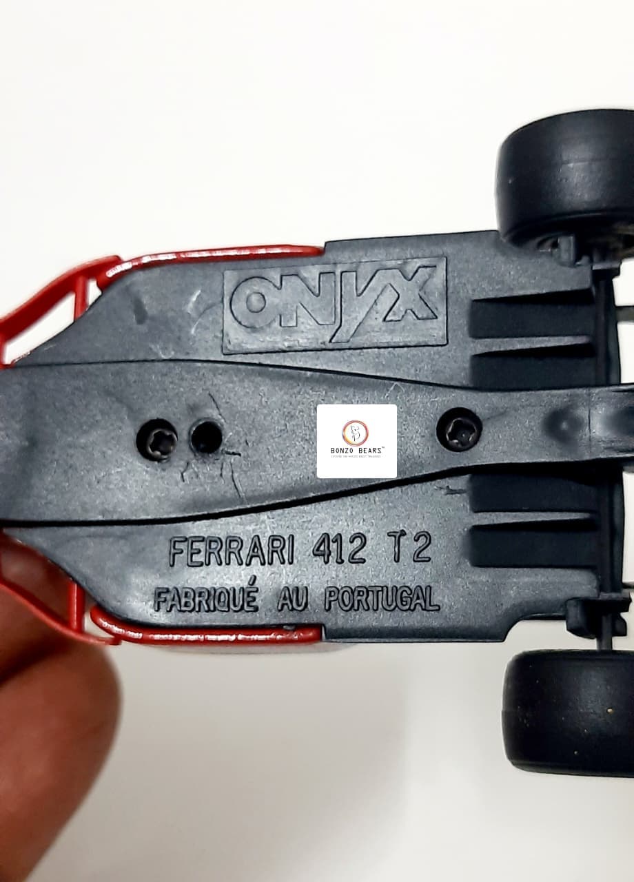 Onyx | Ferrari 412 T2- F1 Car 1:43 Scale| Made in Portugal  (Uncarded/Loose - As per picture)