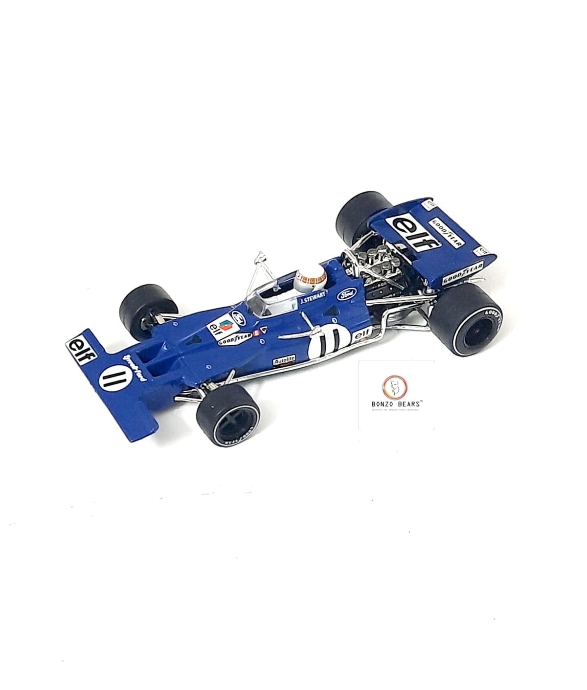 Quartzo | Tyrrell 001- F1 Car 1:43 Scale (Uncarded/Loose - As per picture)