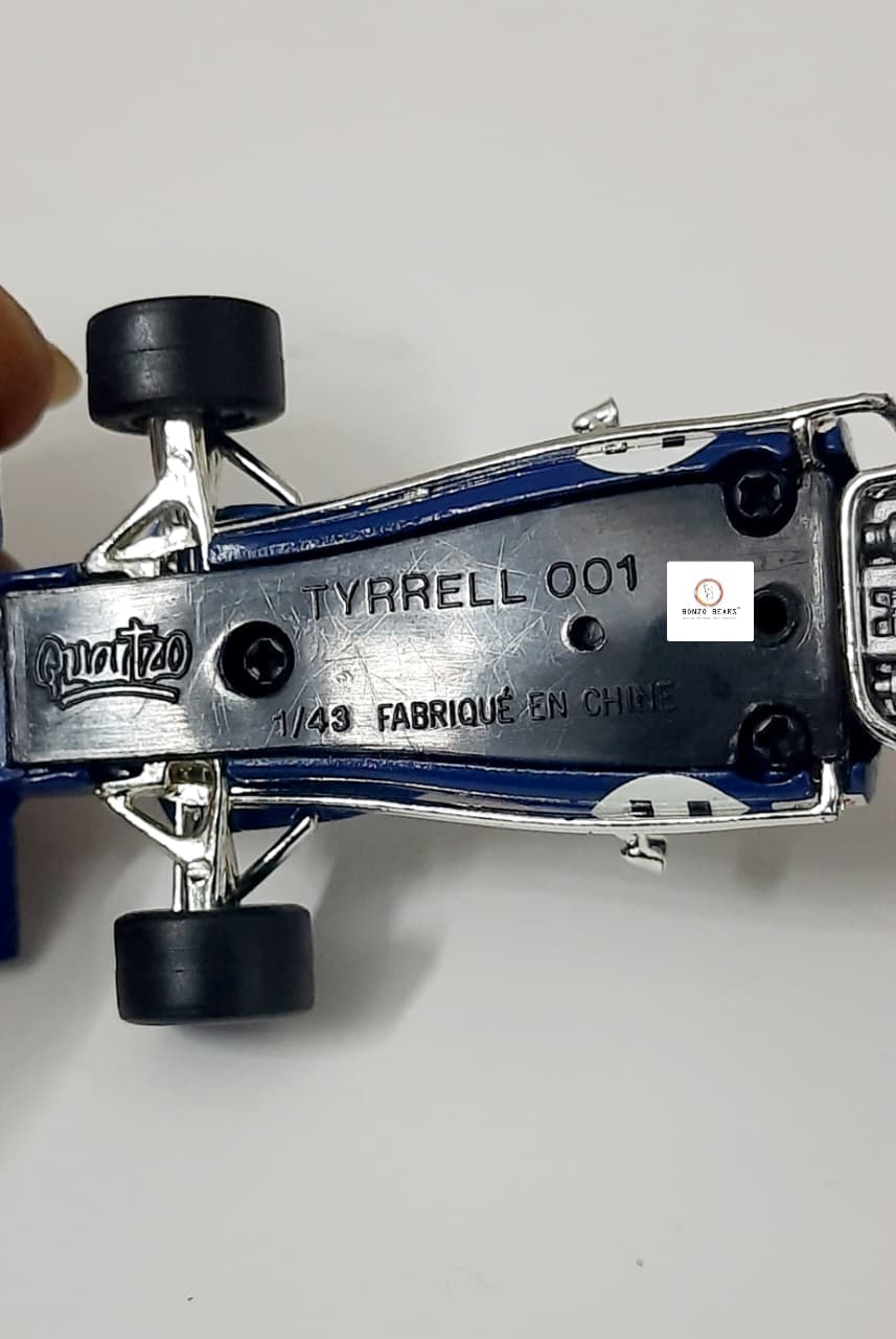 Quartzo | Tyrrell 001- F1 Car 1:43 Scale (Uncarded/Loose - As per picture)