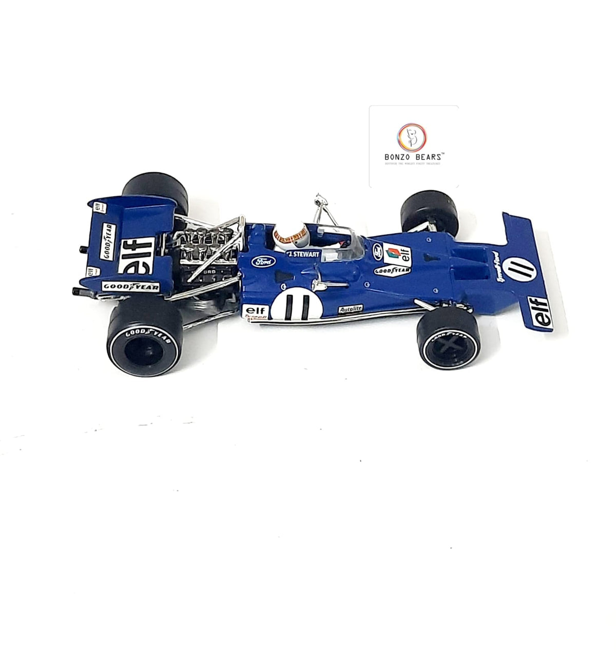 Quartzo | Tyrrell 001- F1 Car 1:43 Scale (Uncarded/Loose - As per picture)