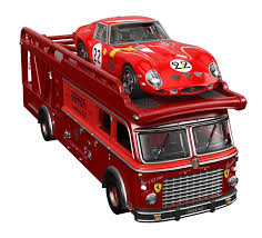 Exclusive Premium Team Transport Ferrari 250 GTO with Fiat 642 RN2 Bartoletti Transporter | Bonzo Bears