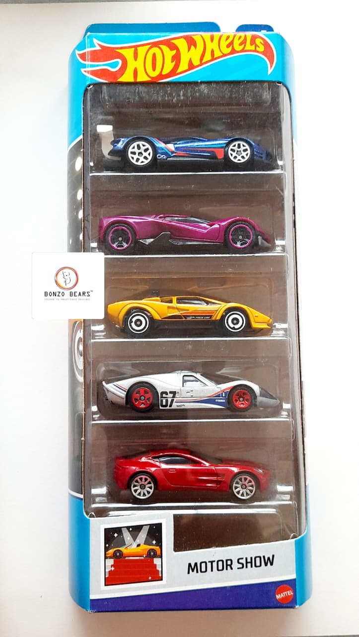 Hot Wheels Motor Show 5-Car Pack | Bonzo Bears