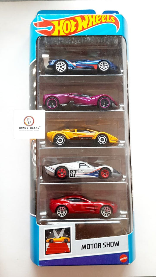 Hot Wheels Motor Show 5-Car Pack | Bonzo Bears