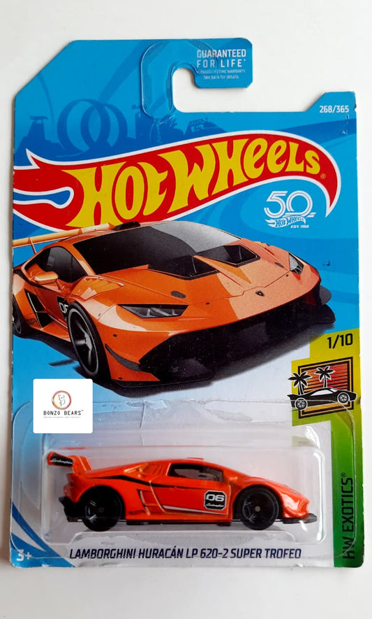 Lamborghini Huracán LP 620-2 Super Trofeo 50th Anniversary collection - Hot Wheels 2018 Release | Bonzo Bears