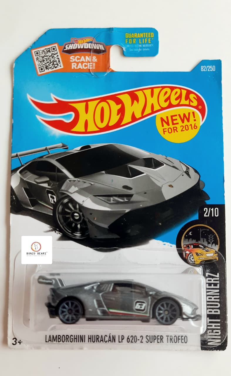 Lamborghini Huracán LP 620-2 Super Trofeo - Hot Wheels 2016 Release | Bonzo Bears