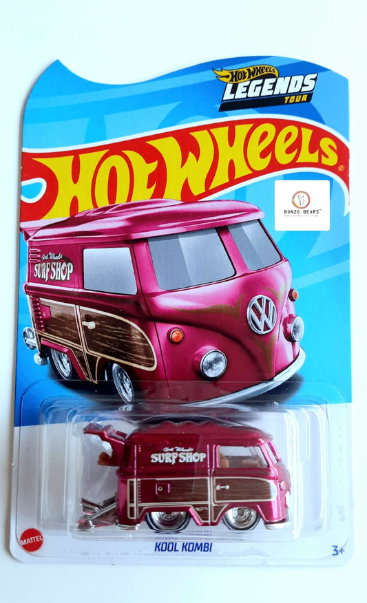 Legends Tour Volkswagen Kool Kombi (Hot Pink Chrome) - Hot Wheels Collector's Edition | Bonzo Bears