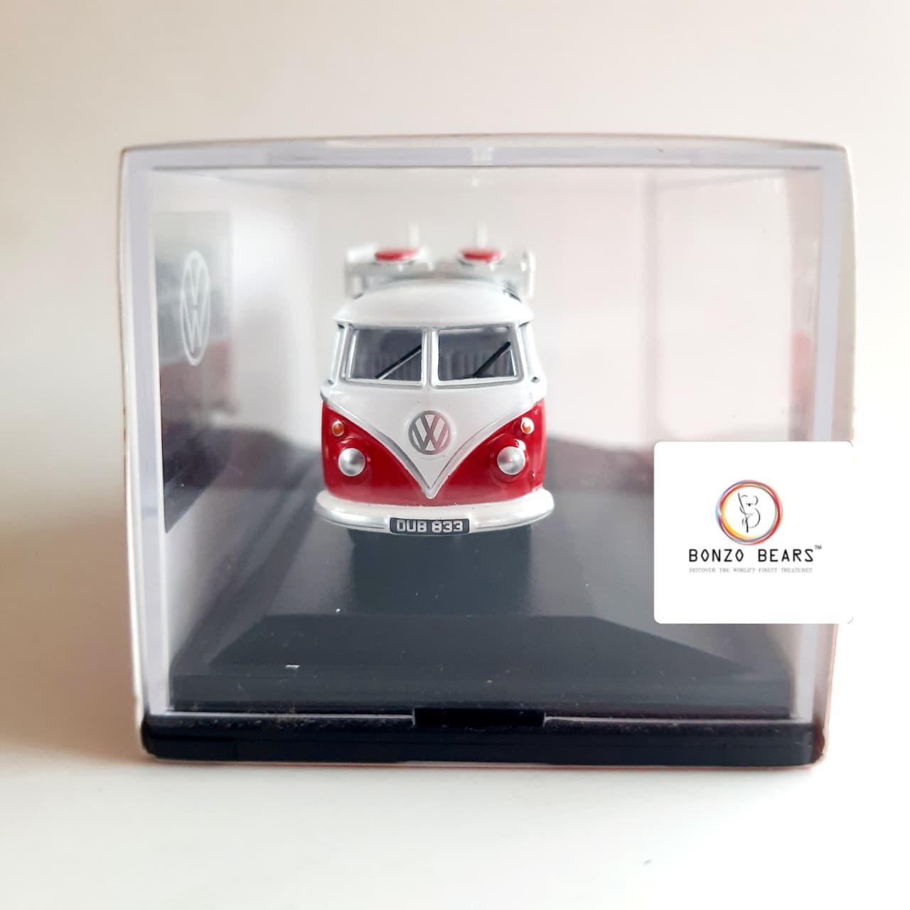 Oxford Diecast - Volkswagen T1 Bus with surfboards (Coca-Cola) 1:76 | Bonzo Bears