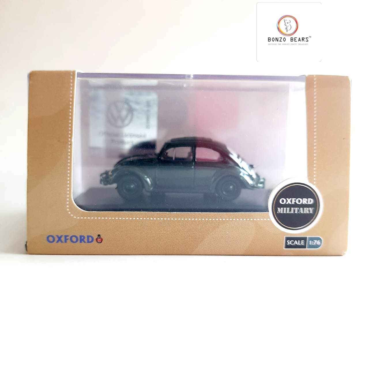 Oxford Diecast - 76VWB012 VW Beetle (1:76) | Bonzo Bears