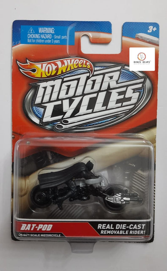 Bat-Pod (Real Diecast with removable rider) - Hot Wheels | Bonzo Bears