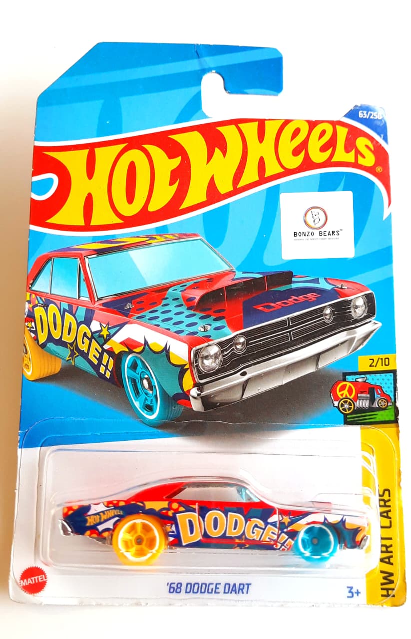 '68 Dodge Dart (Alphavet "U") - Hot Wheels | Bonzo Bears ML1