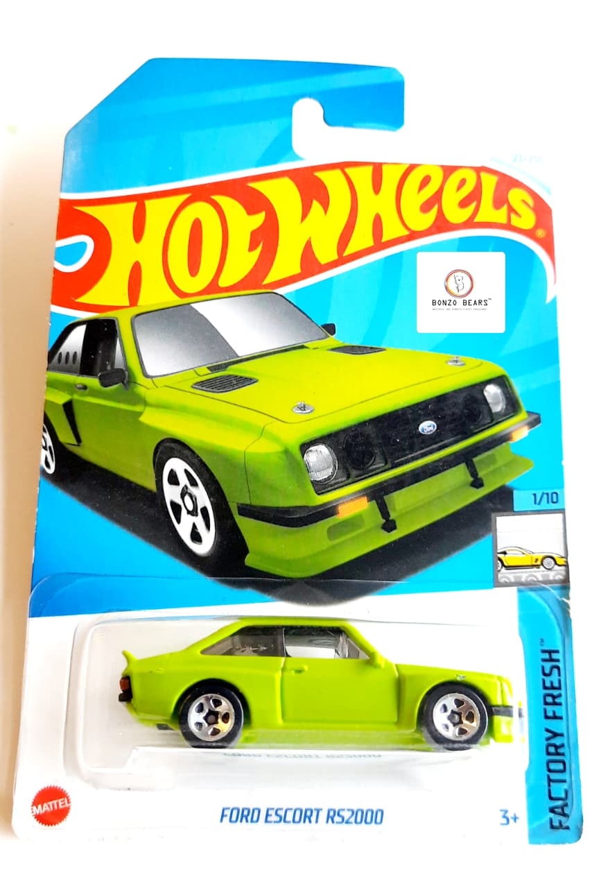 Ford Escort RS2000(Green)- Hot Wheels | Bonzo Bears ML1