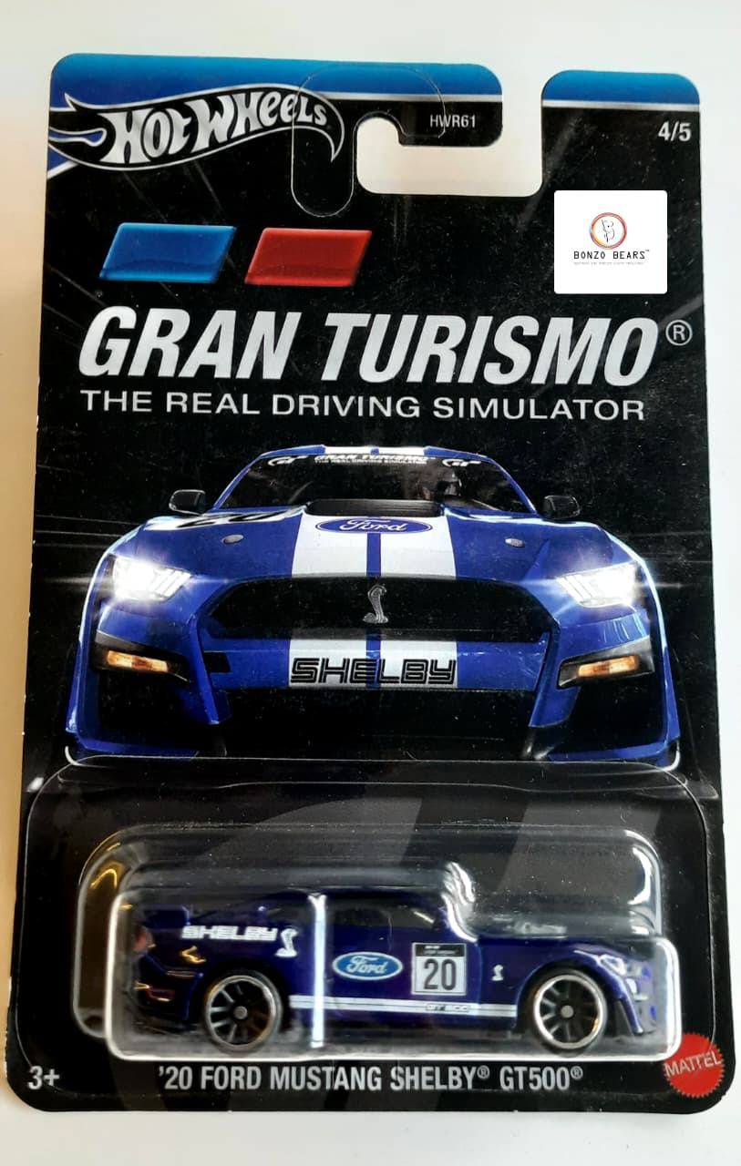Gran Turismo Ford Mustang Shelby GT500 (heavy diecast)- Hot Wheels | Bonzo Bears