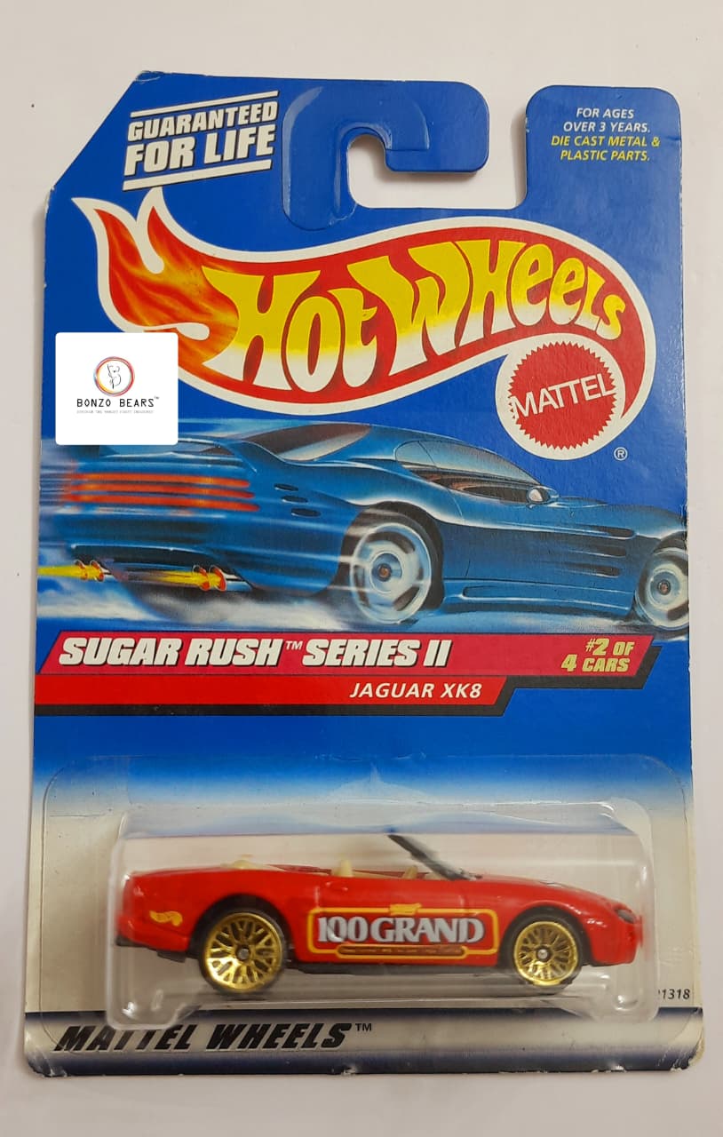 Jaguar XK8 - Sugar Rush Series - Hot Wheels | Bonzo Bears PB24