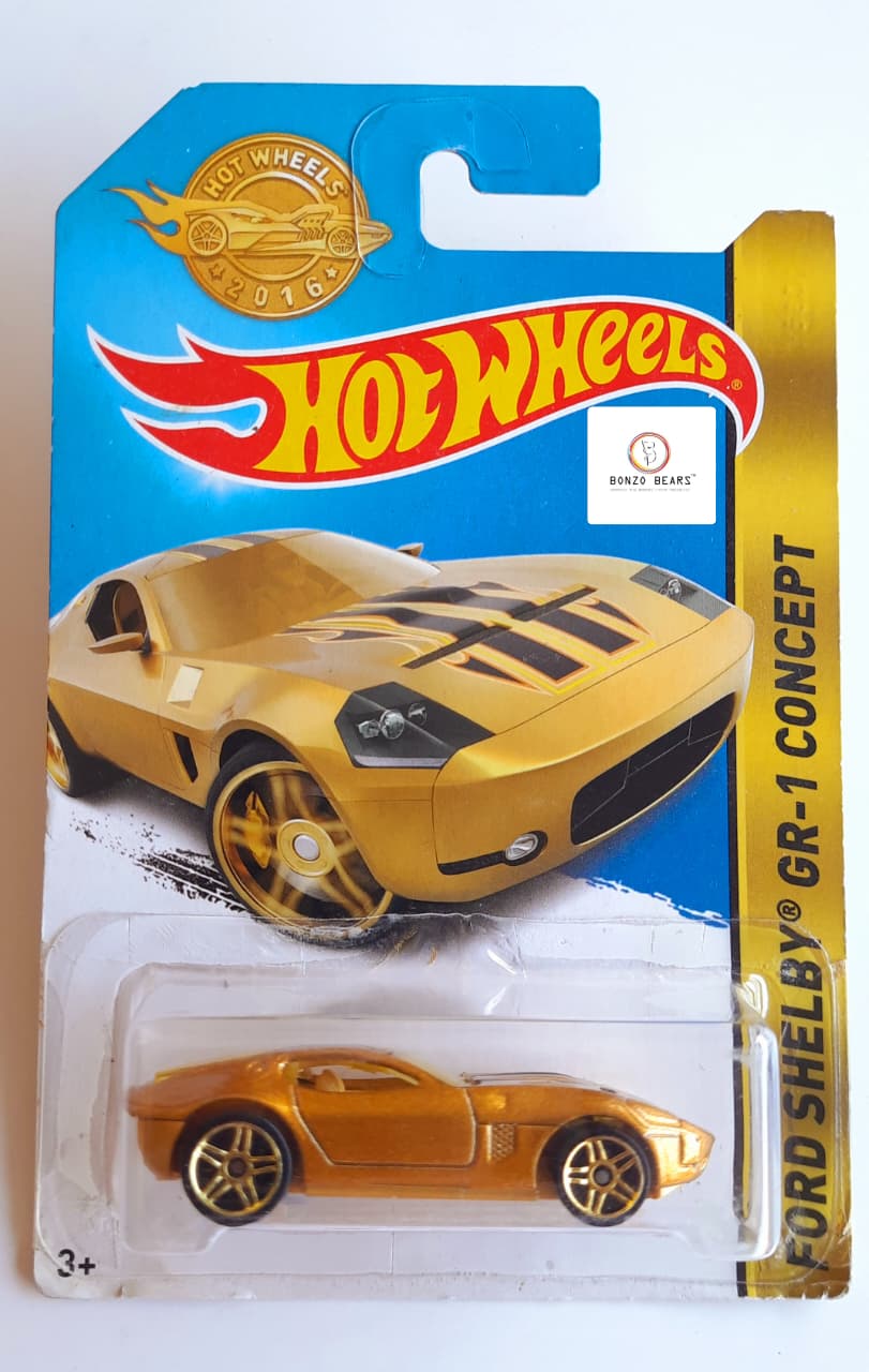 Gold Ford Shelby GR-1 Concept - Hot Wheels | Bonzo Bears ML3