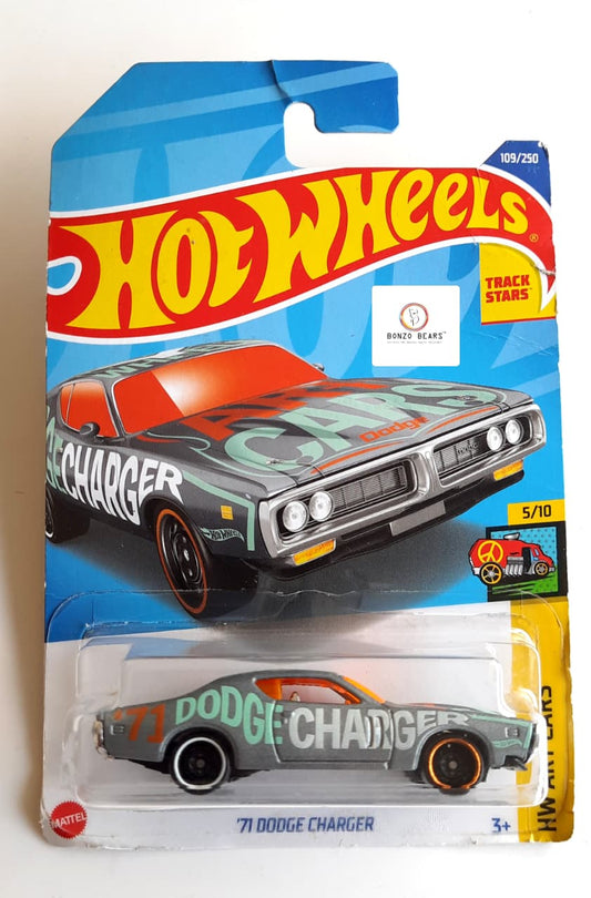 Alphabet (Y) '71 Dodge Charger - Hot Wheels | Bonzo Bears