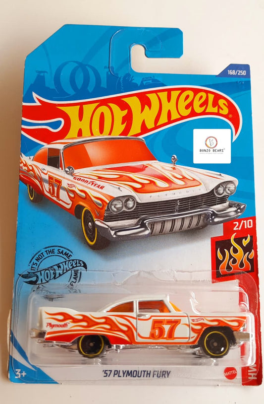 '57 Plymouth Fury - Flame ART- Hot Wheels | Bonzo Bears