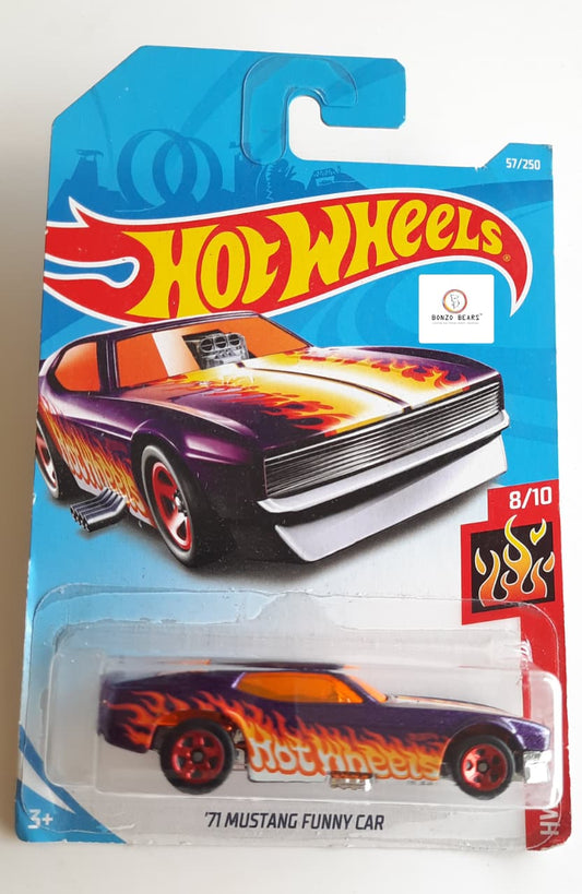 Flame Art -'71 Mustang Funny Car -- Hot Wheels | Bonzo Bears
