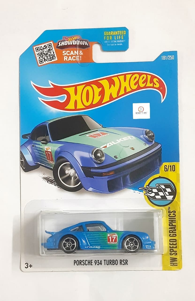 Porsche 934 Turbo RSR  - Falken (2015 Released) - Hot Wheels Exclusive