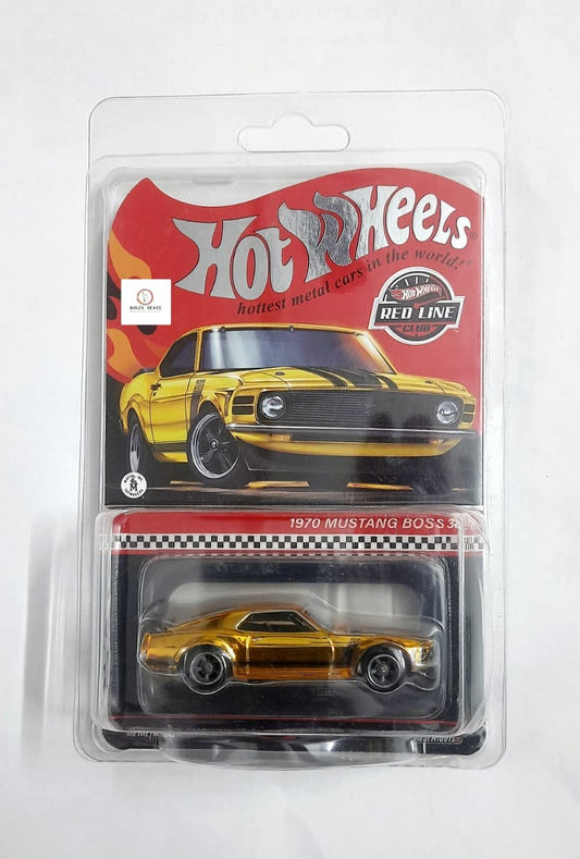 Hotwheels RLC 1970 Mustang Boss - Spectraflame (Gold)