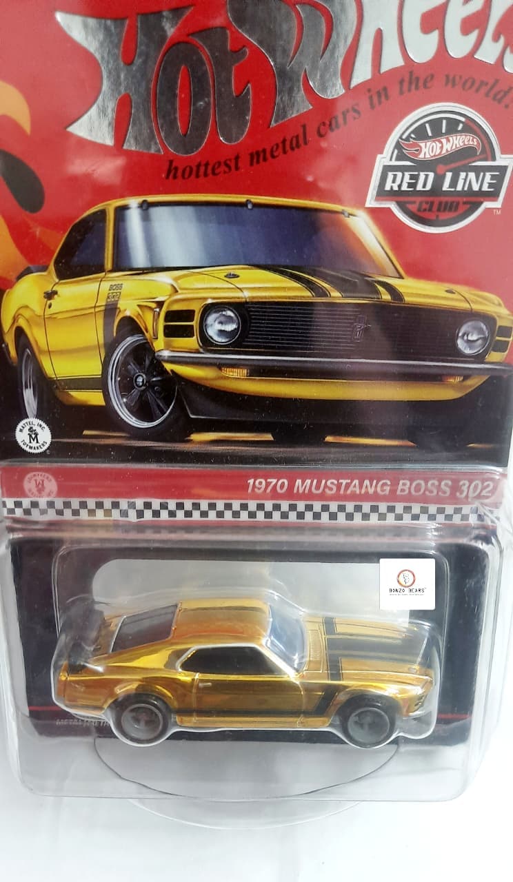 Hotwheels RLC 1970 Mustang Boss - Spectraflame (Gold)
