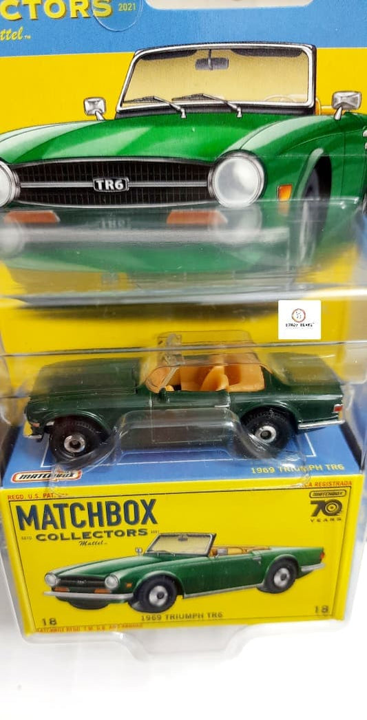 1969 Triumph TR6 | British Racing Green - Matchbox(Import) | Bonzo Bears