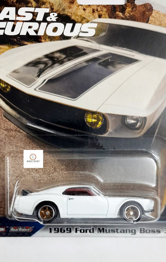 F&F 1969 Ford Mustang Boss 302 - Hot Wheels Premium | Bonzo Bears
