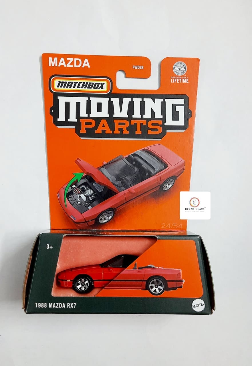 Matchbox Moving Parts - 1988 Mazda RX-7 (import)